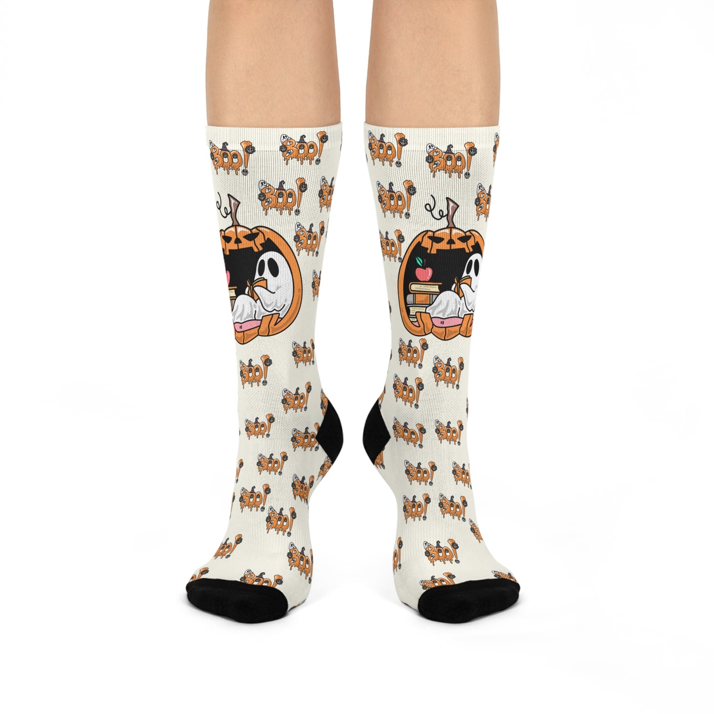 Cozy Pumpkin Season  Crew Socks