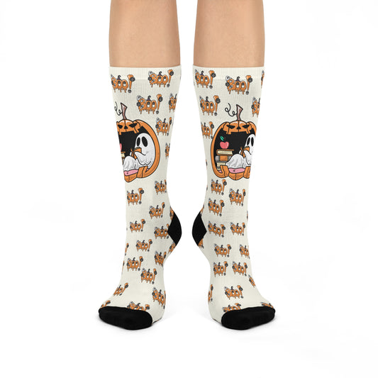 Cozy Pumpkin Season  Crew Socks