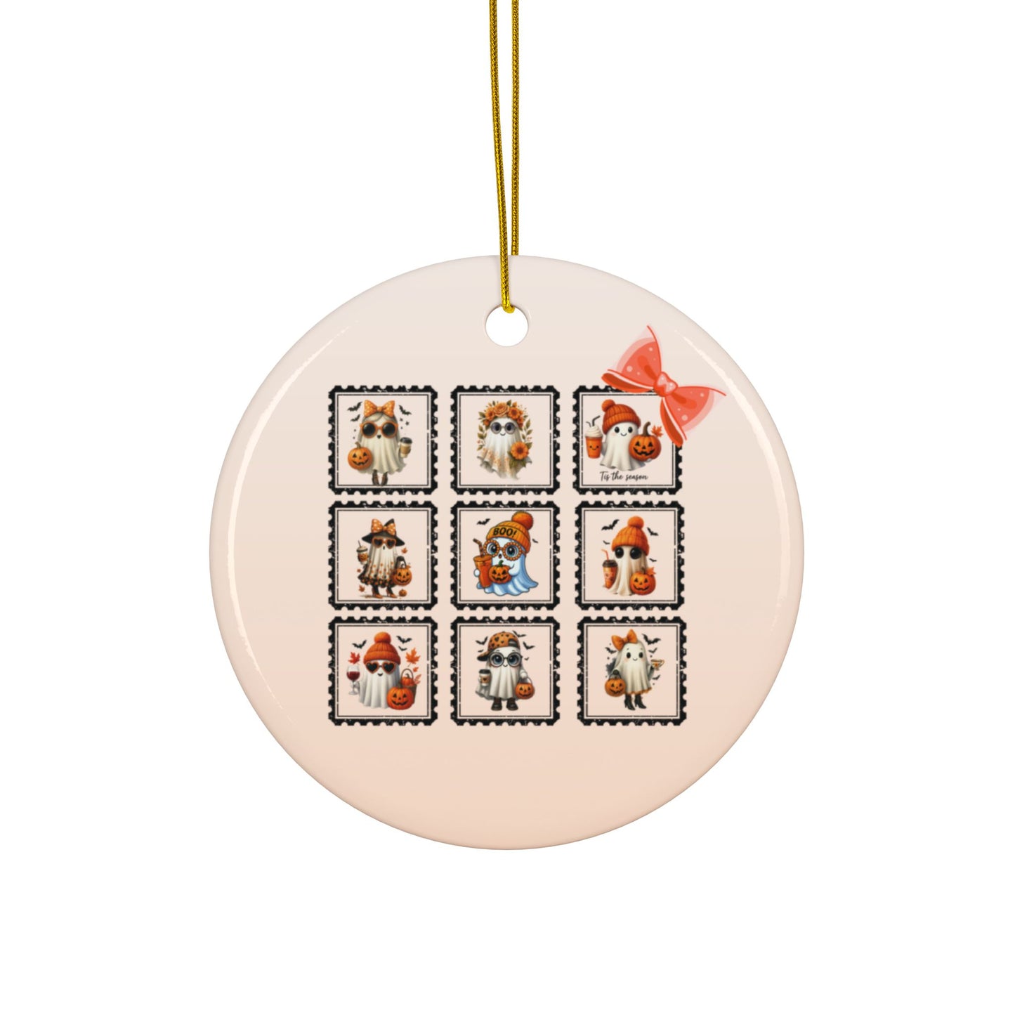 Ghostly Glow Halloween Ornament