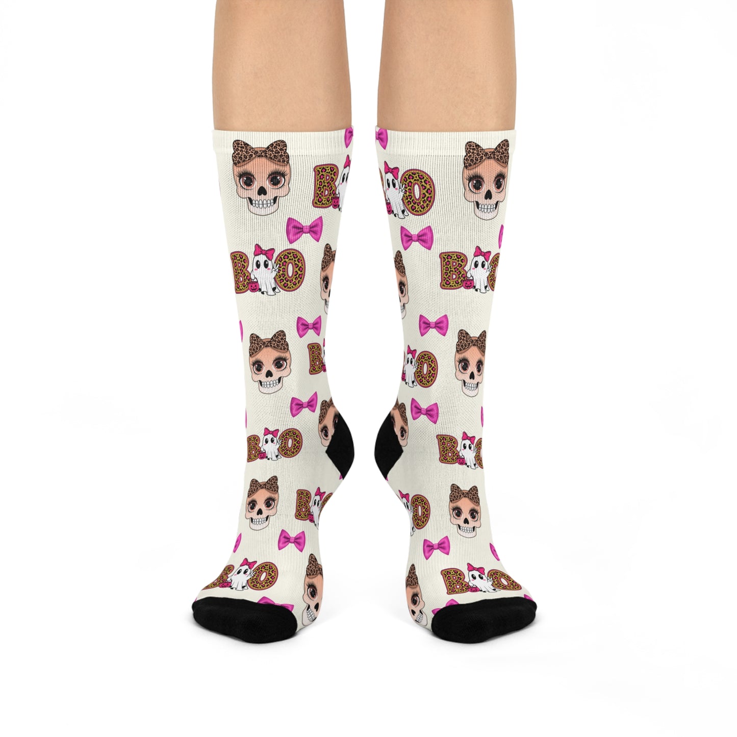 ✨ Glamour Skeleton Queen Crew Socks
