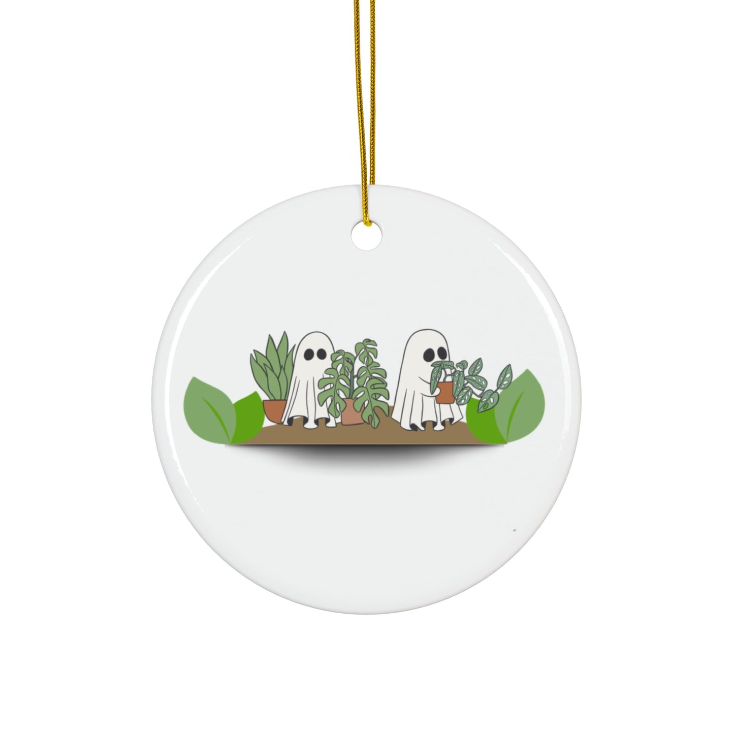 Ghostly Glow Halloween Ornament
