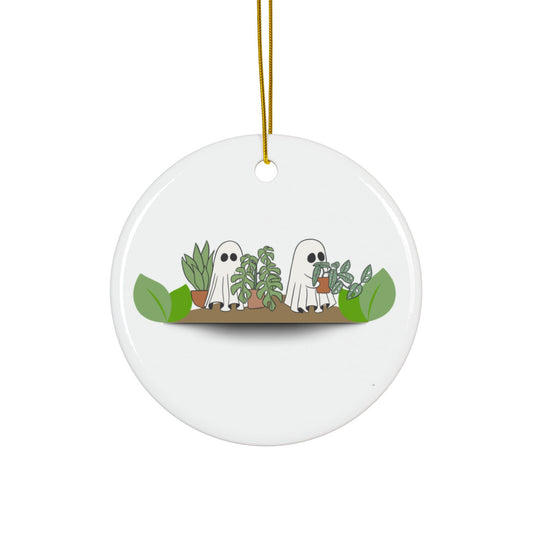 Ghostly Glow Halloween Ornament