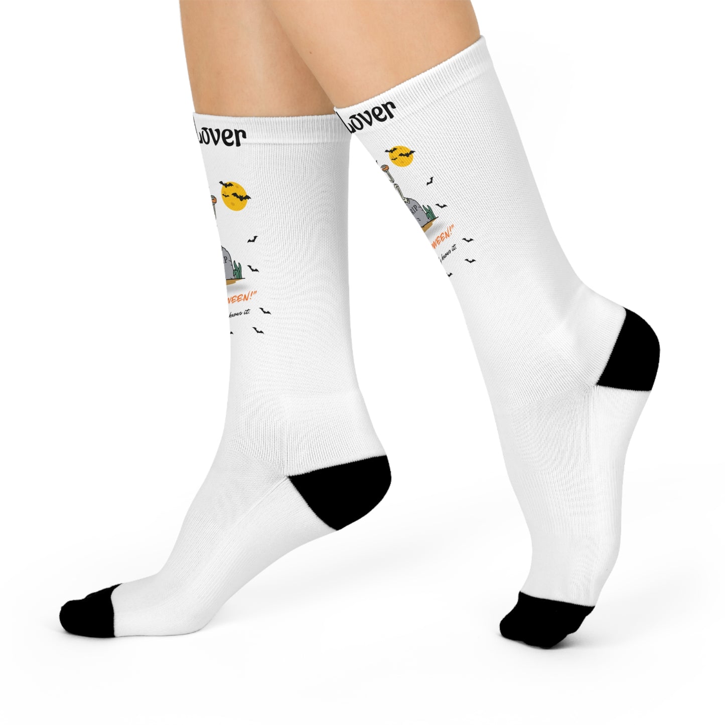 Halloween Party Lover Skeleton Crew Socks