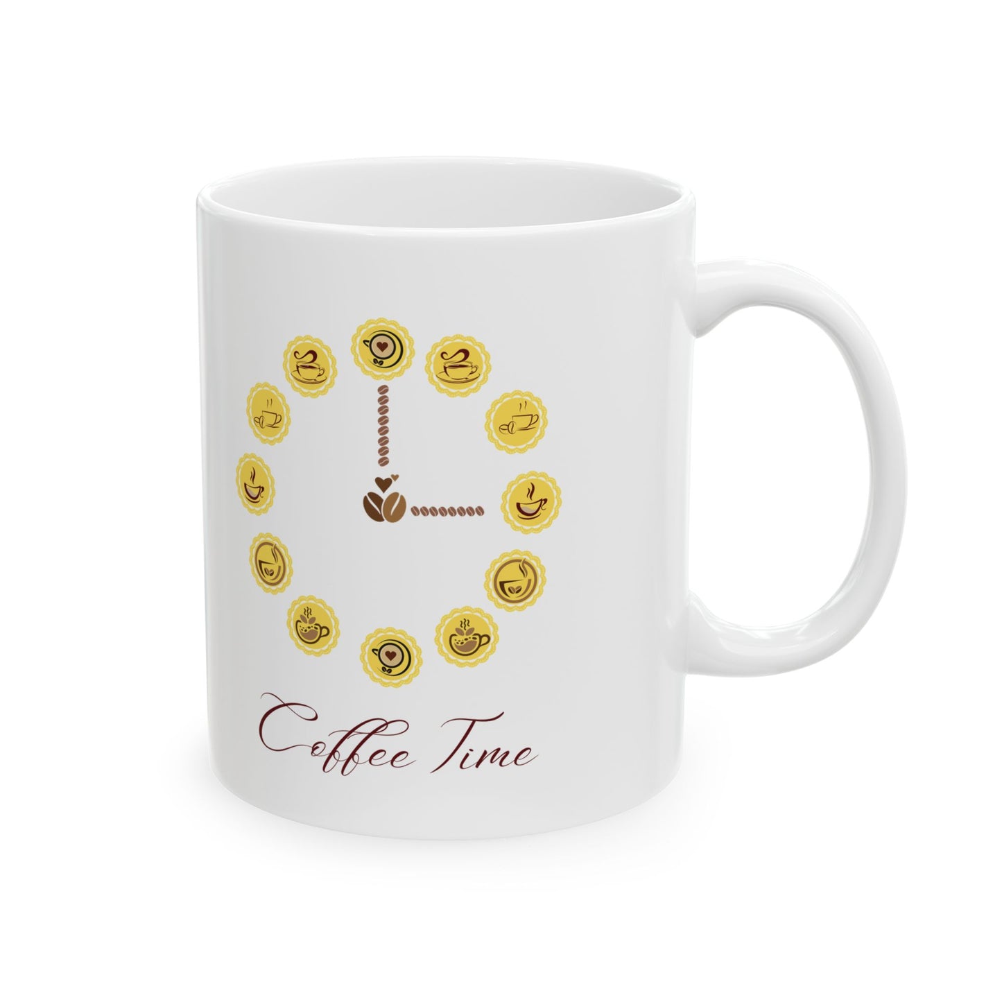 Coffee O’Clock Mug Ceramic Mug