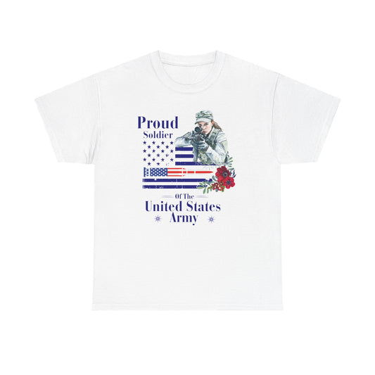 American Woman – Military Heart T-Shirt”