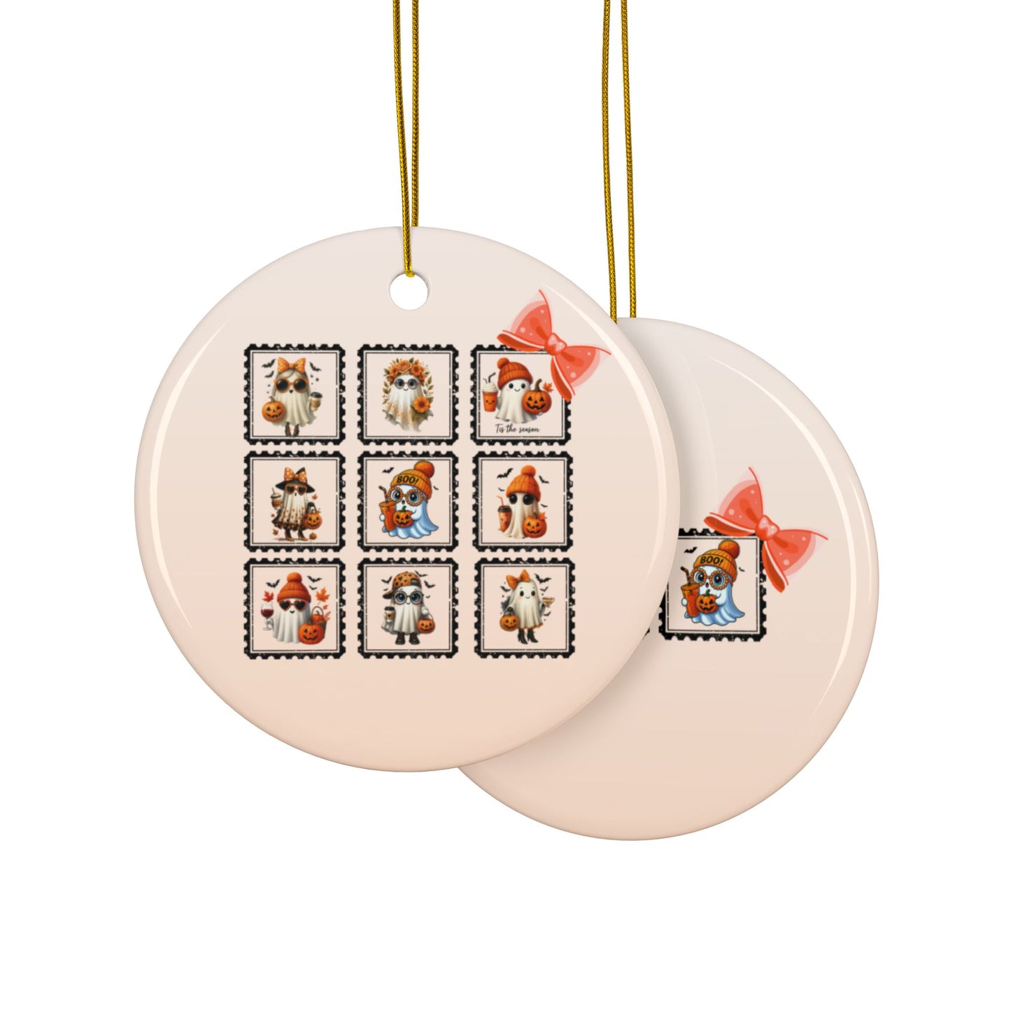 Ghostly Glow Halloween Ornament