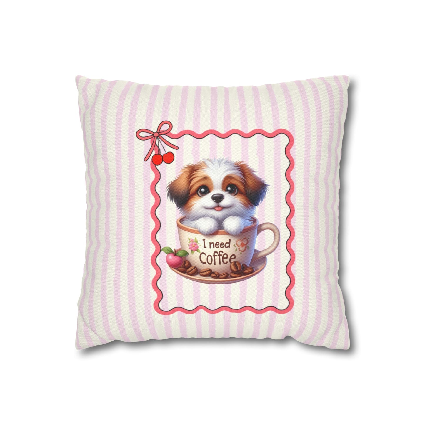Sleepy Dog Throw Decor Pillowcase