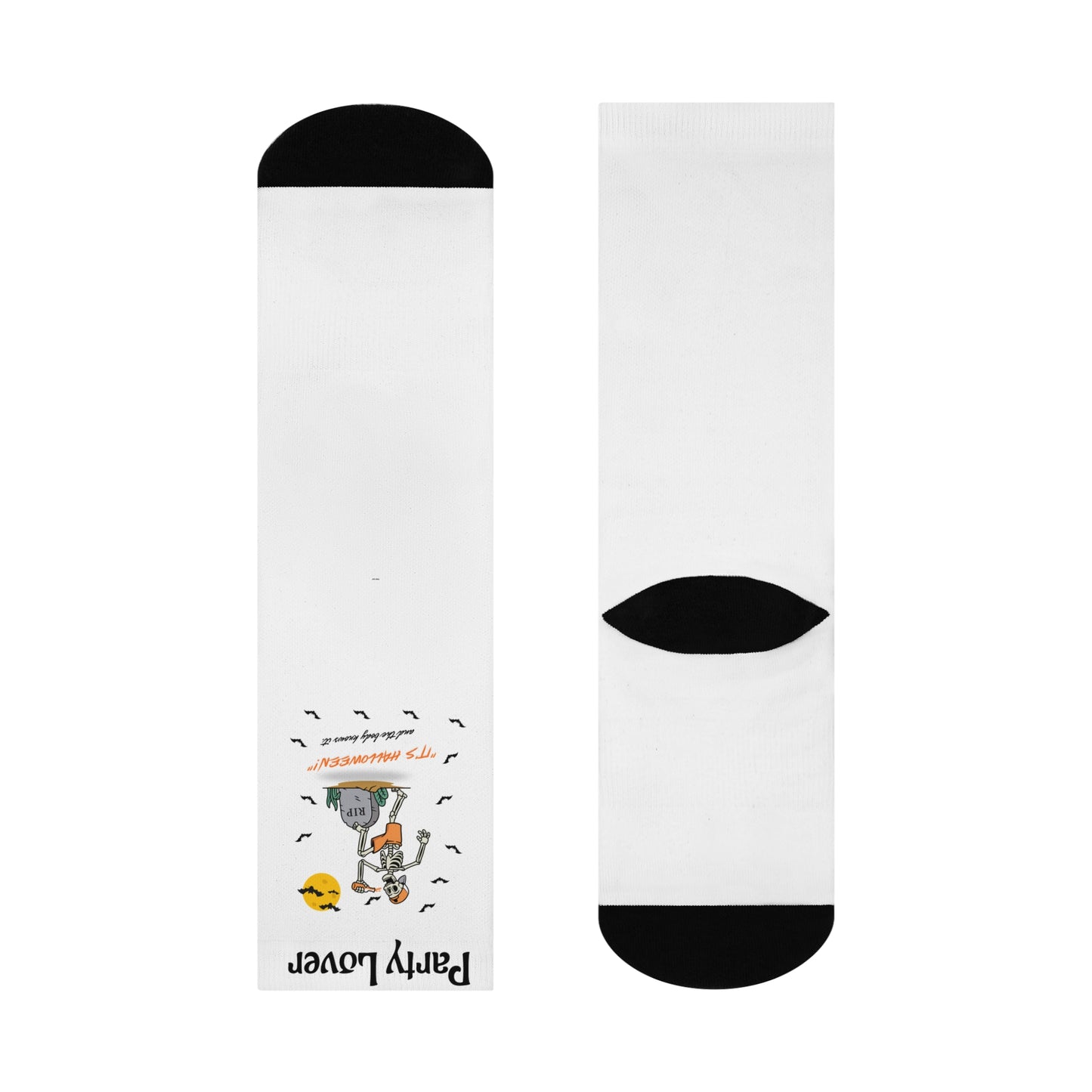 Halloween Party Lover Skeleton Crew Socks