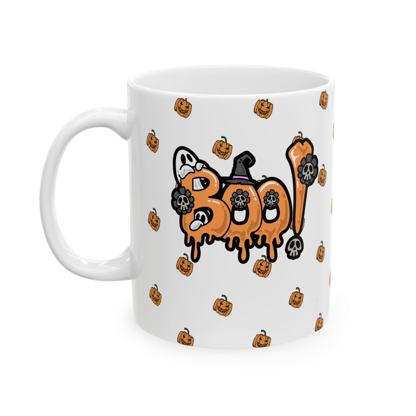 Copy Pumpkin Halloween Ceramic Mug