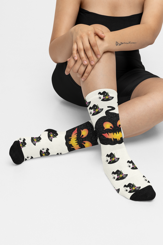Pumpkin Spice Magic Crew Socks