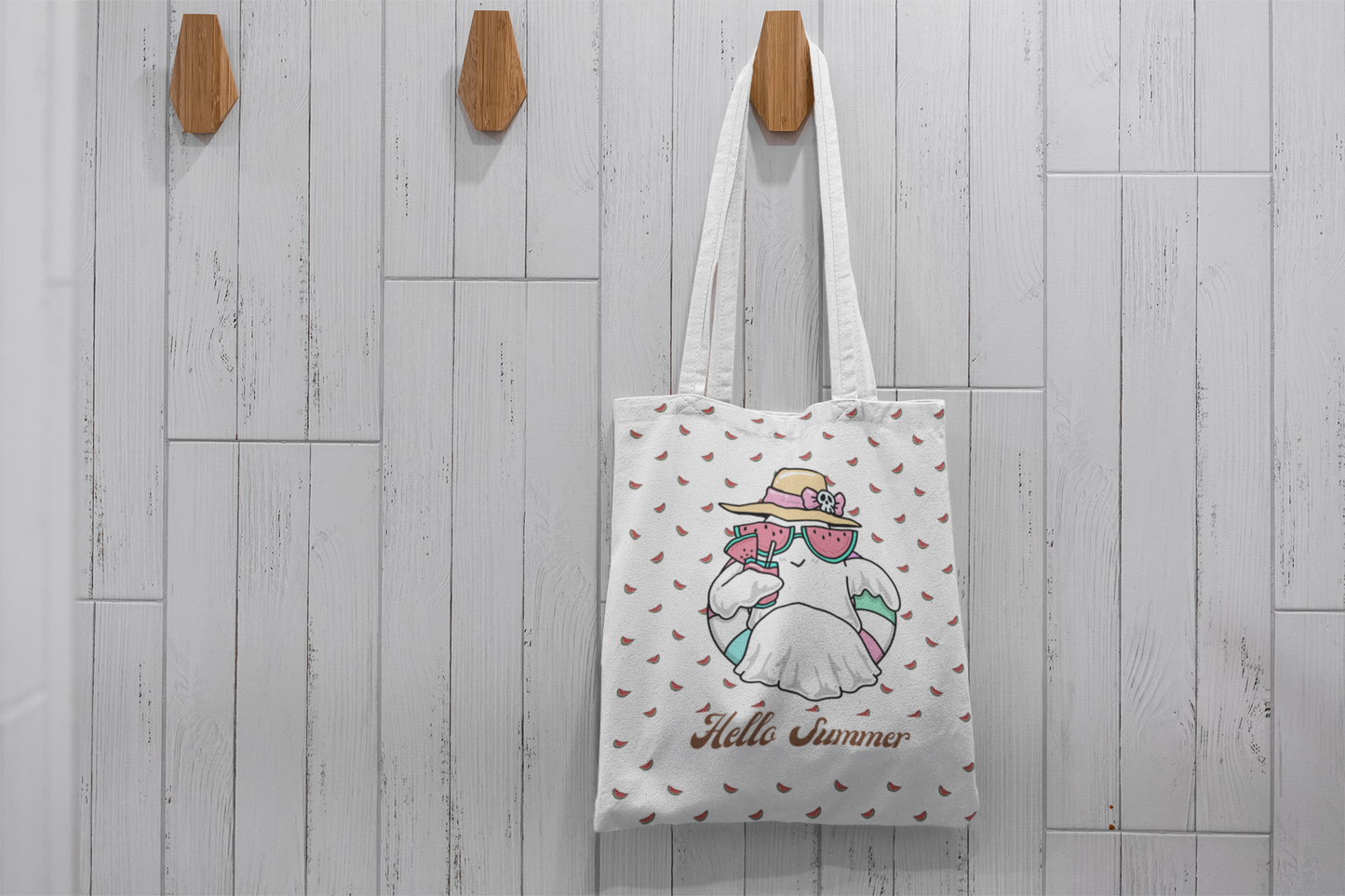 Cozy Hello Summer Tote Bag
