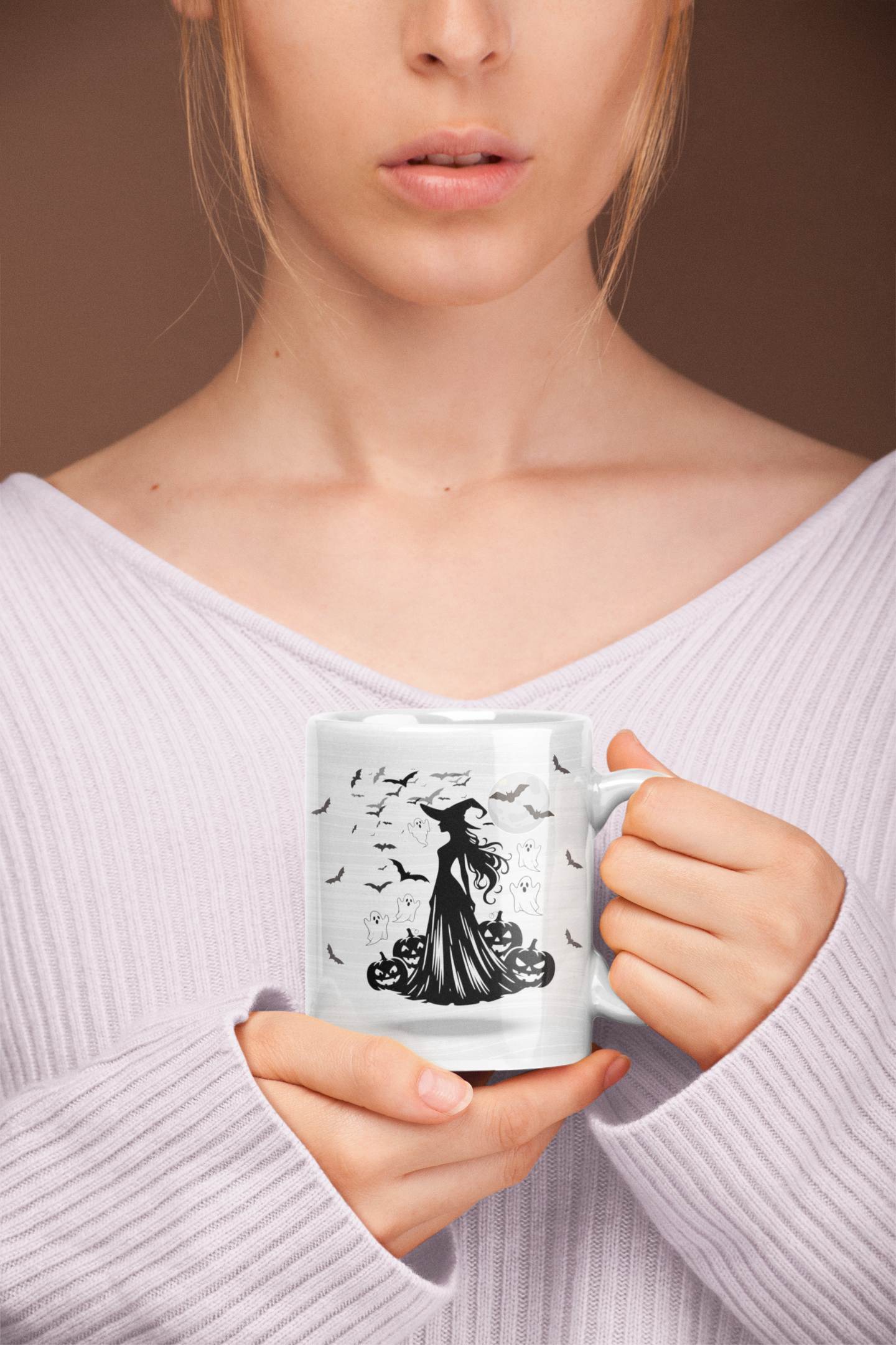 Naughty Little Witch Ceramic Mug, (11oz, 15oz)