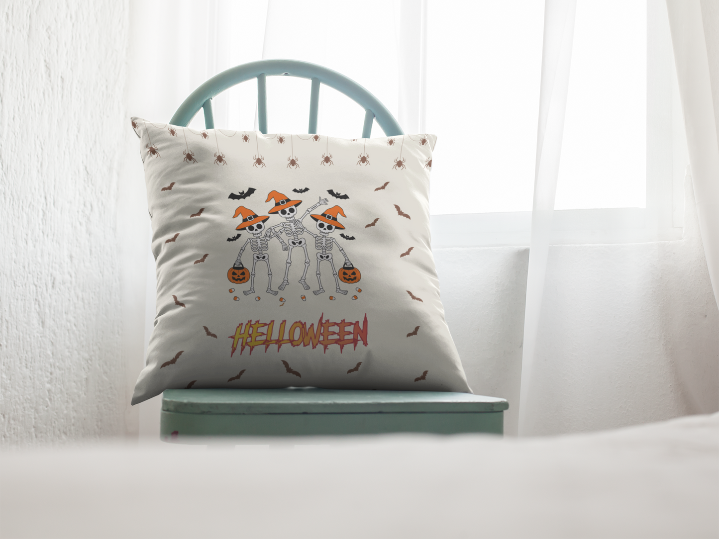 Helloween Cozy Ghost Decor Pillowcase