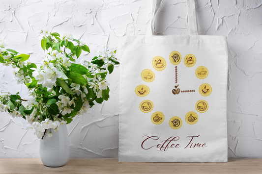 Coffee Time Tote Bag