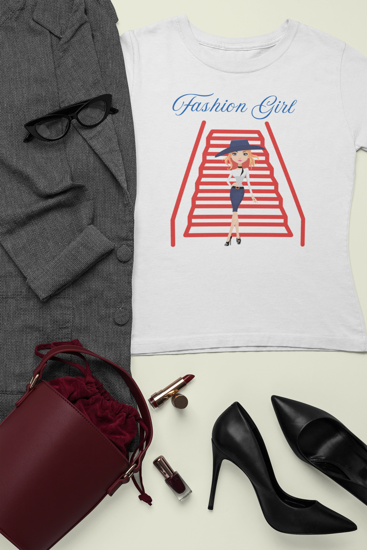 Fashion Girl  T-Shirt”