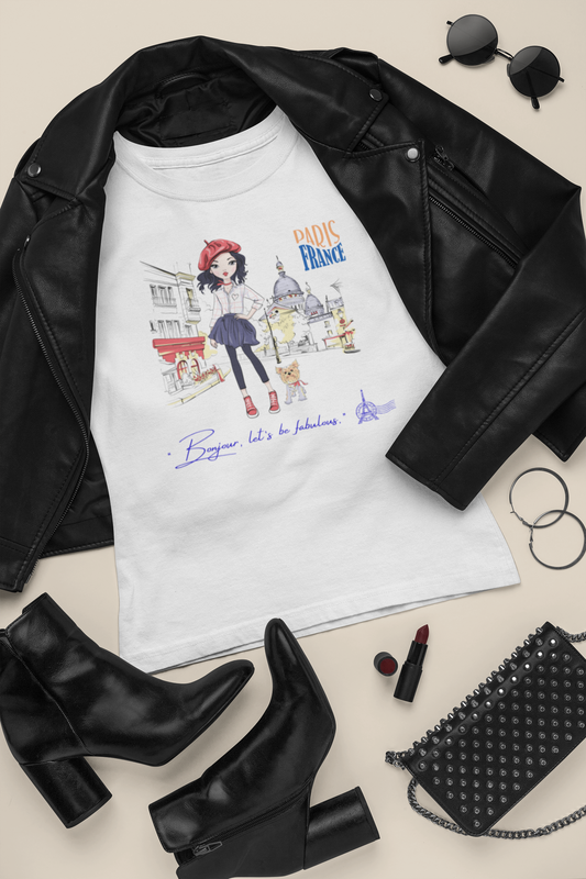 Paris Fashion Girl  T-Shirtâ