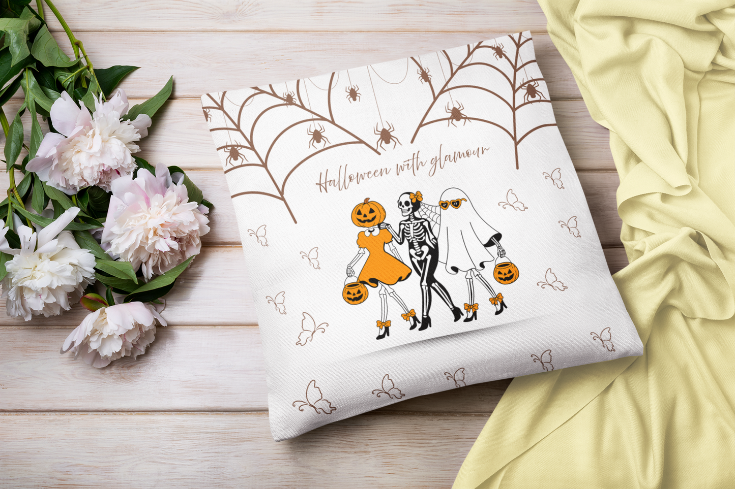Halloween with glamour Decor Pillowcase