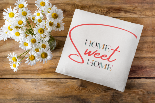 Home Sweet Home Decor Pillowcase, Decorative pillows, home pillows.