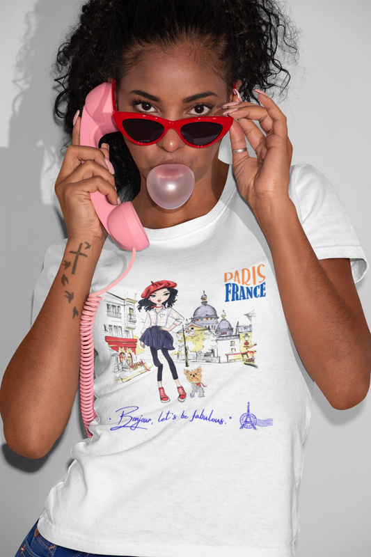 Paris Fashion Girl  T-Shirtâ
