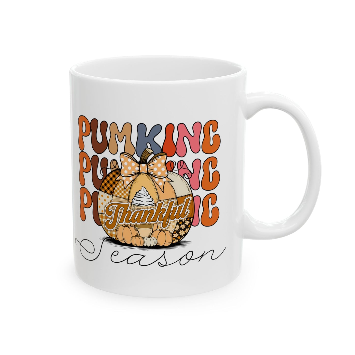 Funny Pumpkin mug, Pumpkin mug, Friendsgiving mug.