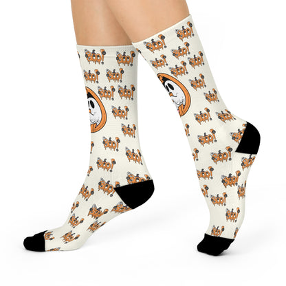 Cozy Pumpkin Season  Crew Socks