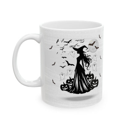 Naughty Little Witch Ceramic Mug, (11oz, 15oz)