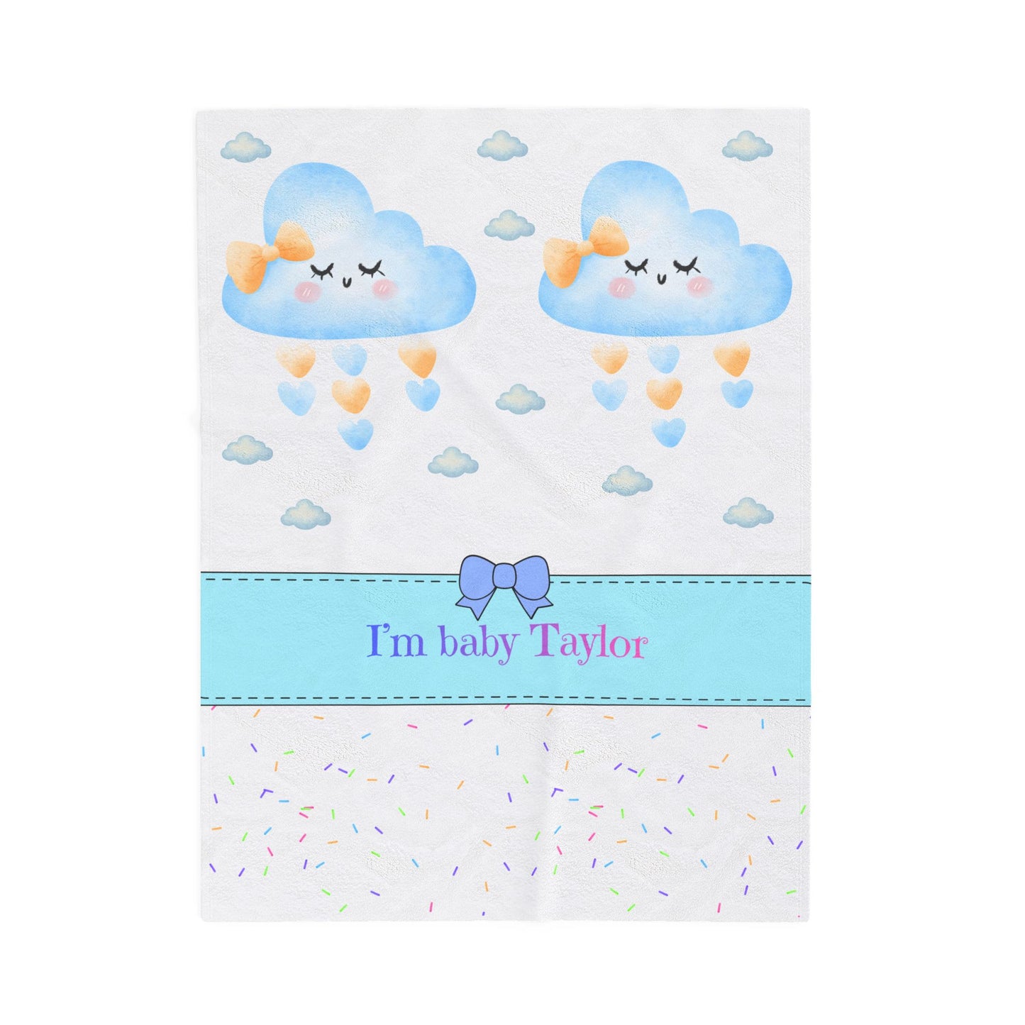 Baby Blanket{30x40} Personalized blankets, custom blankets, blankets with name.