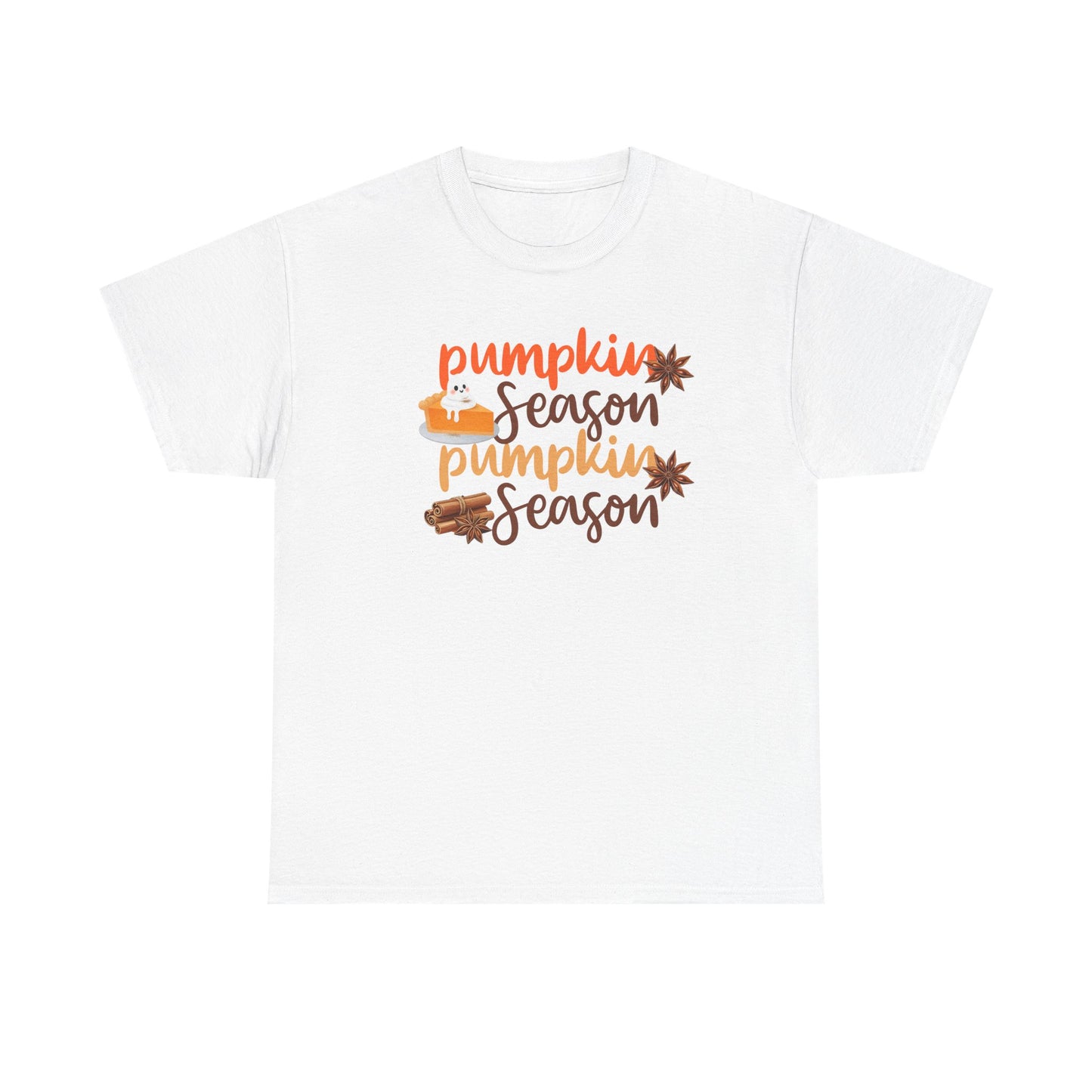 Pumpkin Fall T-Shirt, Cozy Autumn Graphic Tee, Fall Holiday Graphic Tee