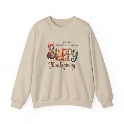Cute & Comfy Thanksgiving Sweatshirt,Seasonal Sweatshirt, Gobble Gobble Sweatshirt.