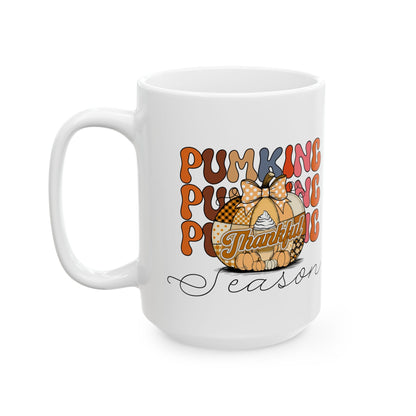 Funny Pumpkin mug, Pumpkin mug, Friendsgiving mug.