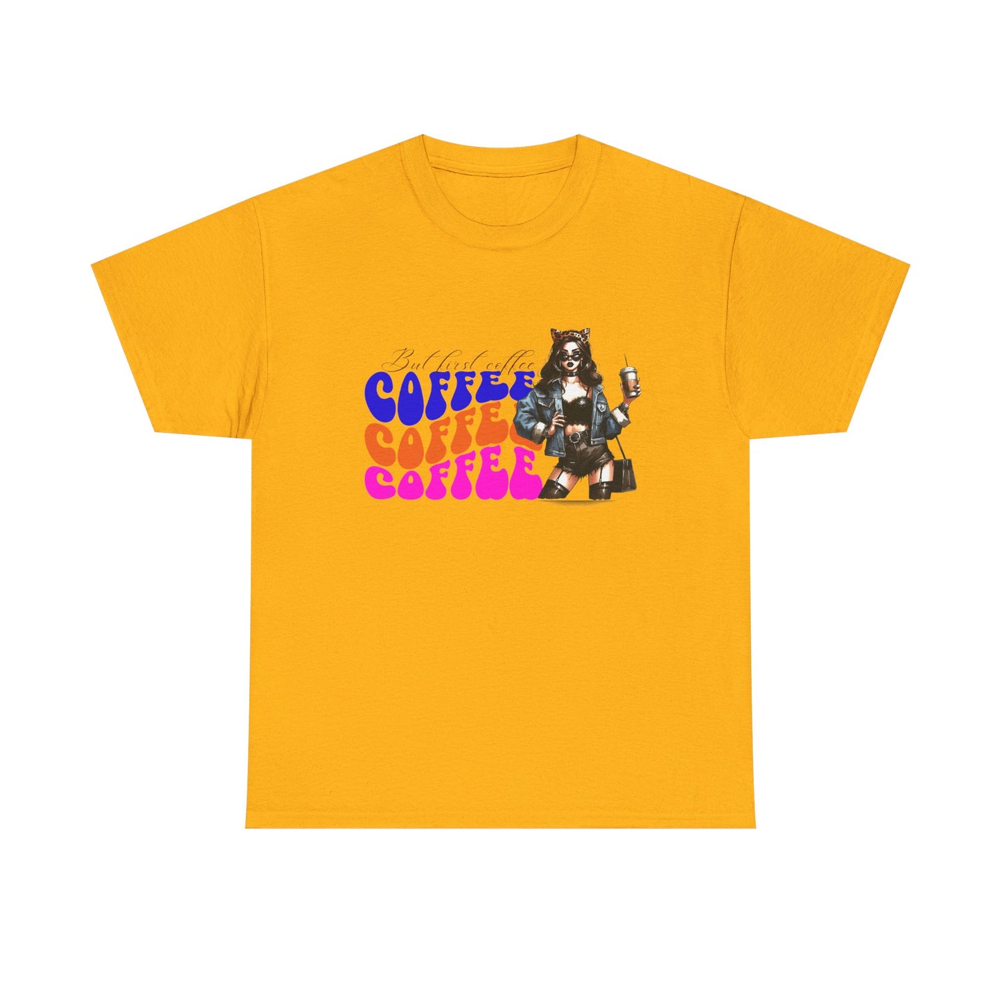 Drink Coffee, Be Happy T-Shirt”