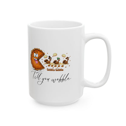 Thanksgiving mug, Turkey mug, Gobble Gobble mug, Friendsgiving mug,