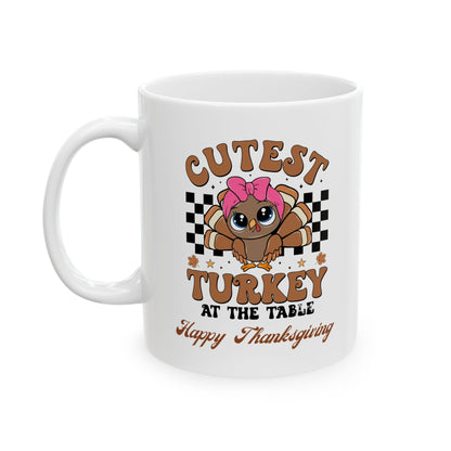 Thanksgiving mug, Turkey mug, Gobble Gobble mug, Friendsgiving mug,