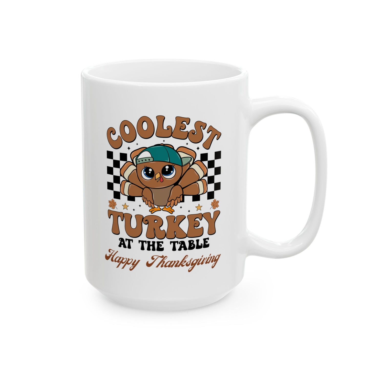 Thanksgiving mug, Turkey mug, Gobble Gobble mug, Friendsgiving mug.