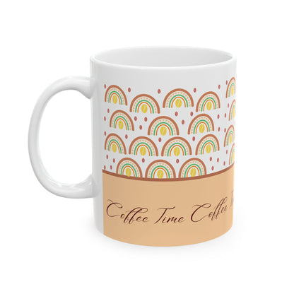 Coffee Rainbow Ceramic Mug