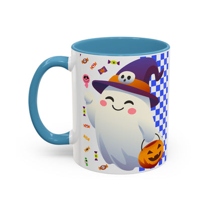 Mug Halloween Theme Care Instructions Coffee Mug (11, 15oz)