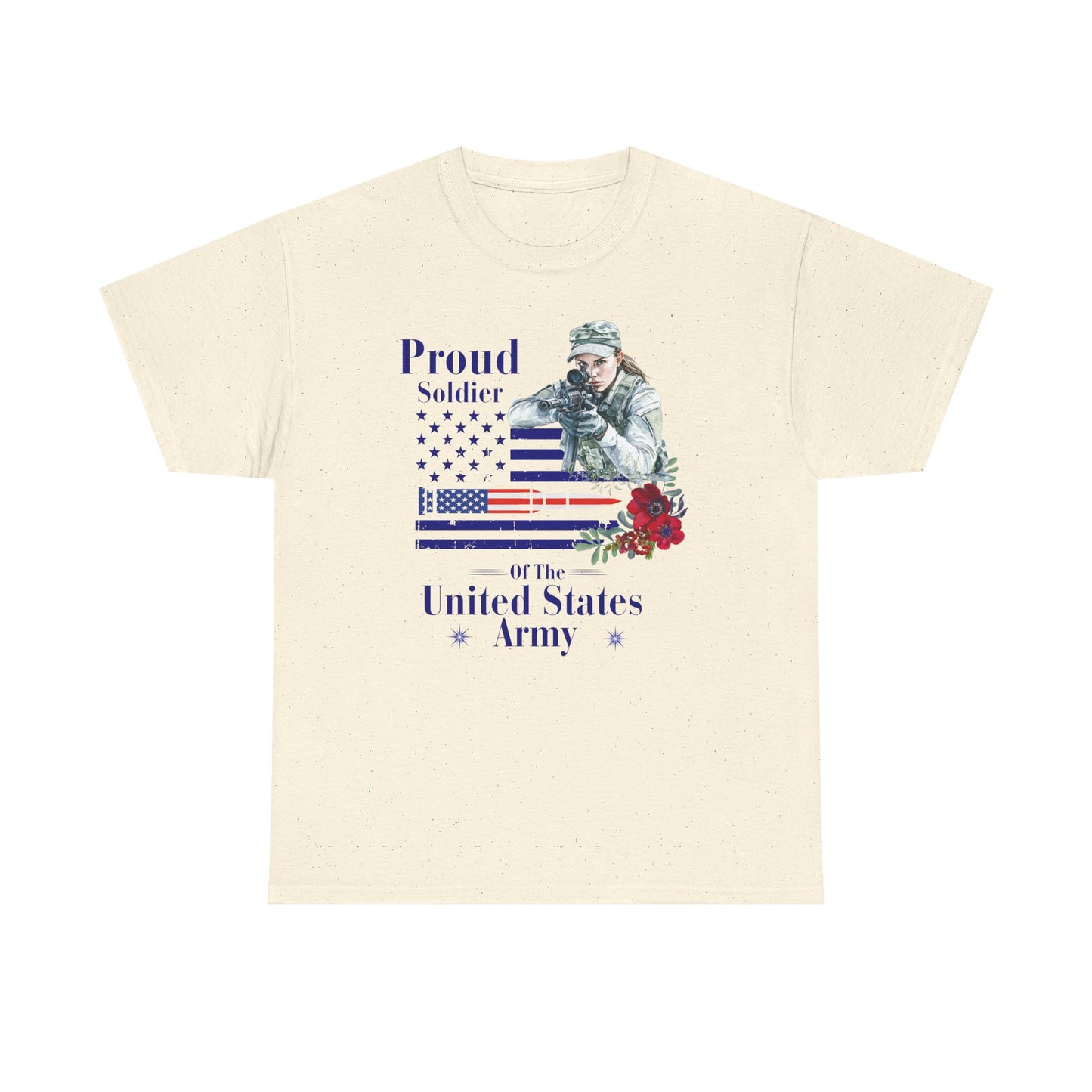 American Woman – Military Heart T-Shirt”