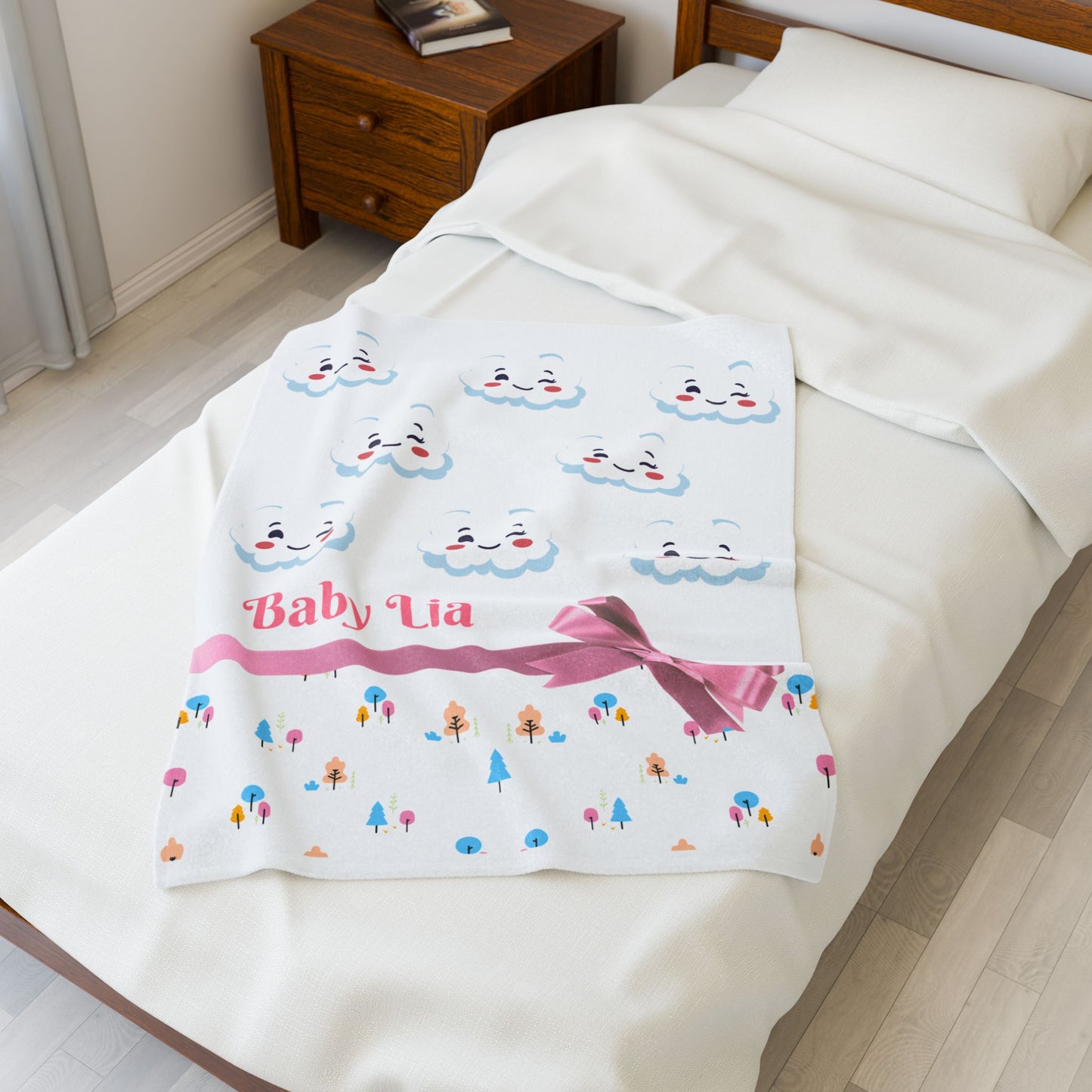 Baby Blanket{30x40}Personalized blankets, custom blankets, blankets with name.