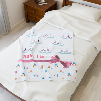 Baby Blanket{30x40}Personalized blankets, custom blankets, blankets with name.