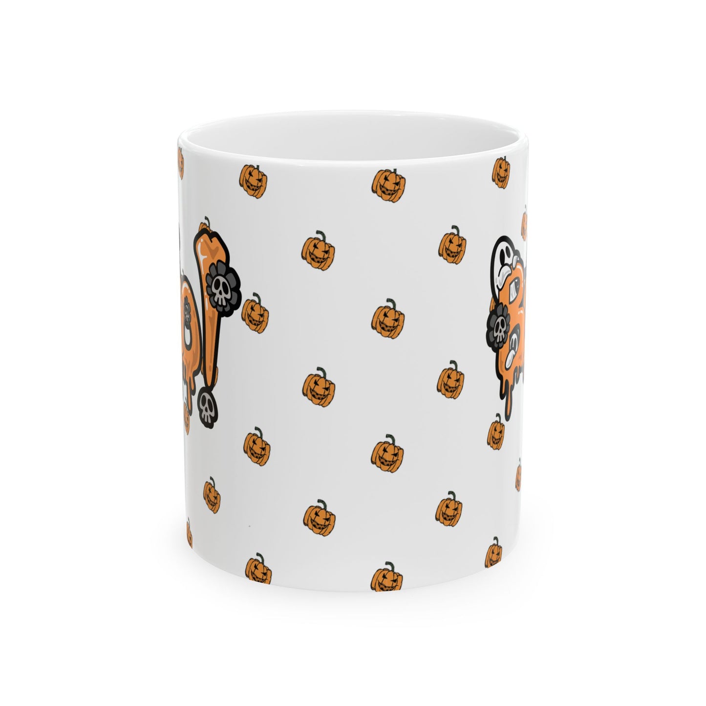 Copy Pumpkin Halloween Ceramic Mug