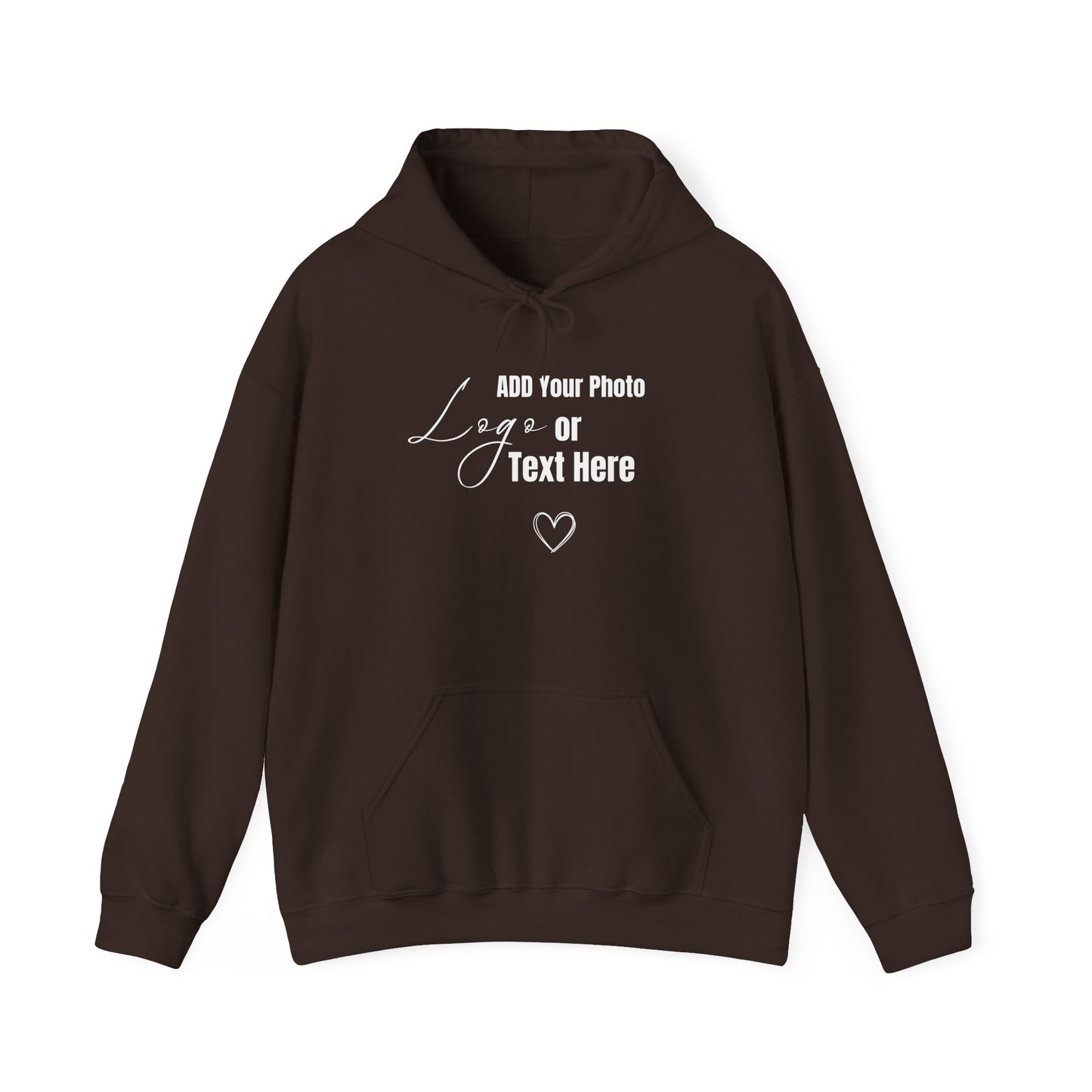 Customizable Unisex Hooded Sweatshirt – Add Your Photo, Image or Design | Multiple Colors
