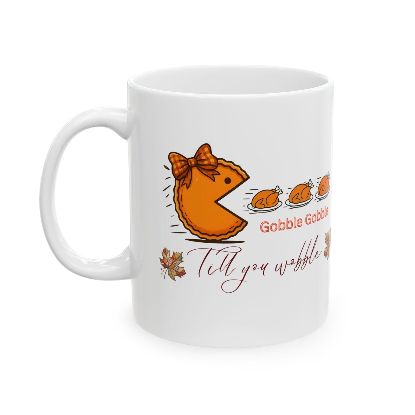 Thanksgiving mug, Turkey mug, Gobble Gobble mug, Friendsgiving mug,