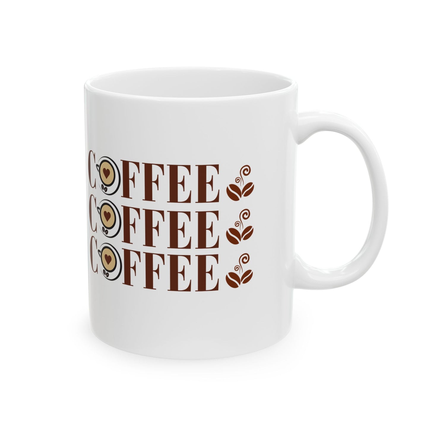 Hot Coffee  Ceramic Mug