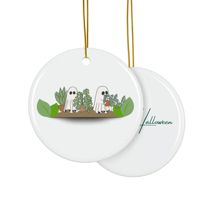 Ghostly Glow Halloween Ornament