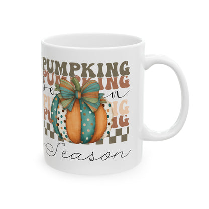 Cute Pumpkin mug, Pumpkin mug, Friendsgiving mug.
