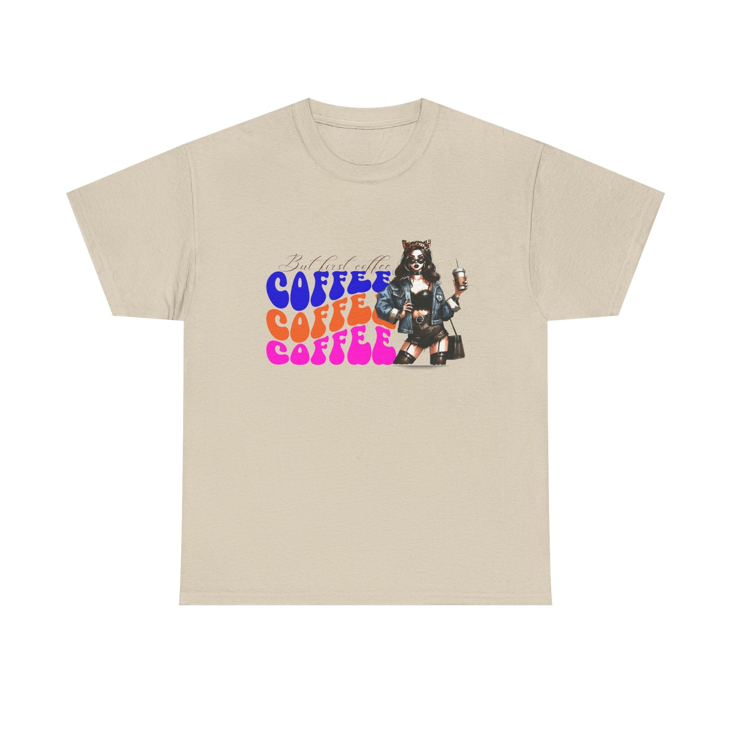 Drink Coffee, Be Happy T-Shirt”