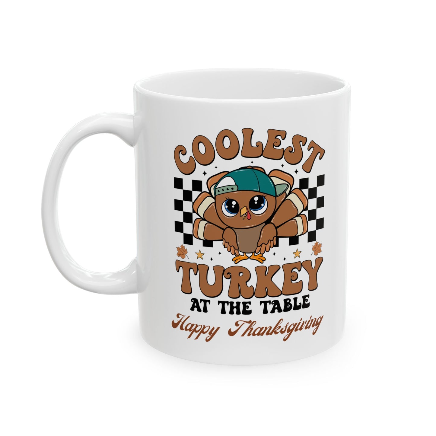 Thanksgiving mug, Turkey mug, Gobble Gobble mug, Friendsgiving mug.