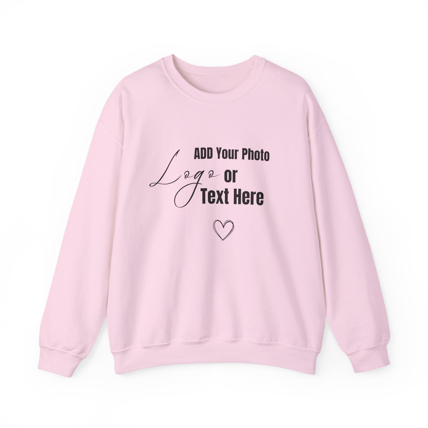 Customizable Sweatshirt – Add Your Photo, Image or Design | Multiple Colors