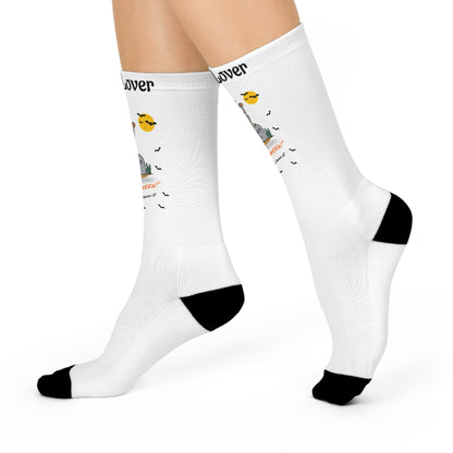 Halloween Party Lover Skeleton Crew Socks