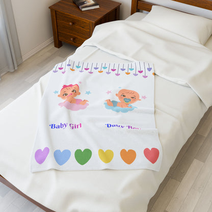 Baby Blanket{30x40} decorative throw blanket, bed blanket, couch blanket, comfy blanket.